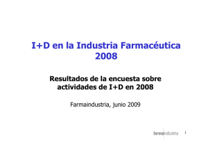 I+D en la Industria Farmacéutica 2008