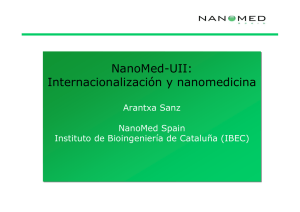 Unidad de Innovación Internacional de la Plataforma de Nanomedicina Arantxa Sanz (Nanomed)