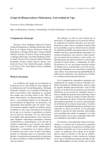 Grupo de Biomarcadores Moleculares. Universidad de Vigo Francisco Javier Rodríguez Berrocal