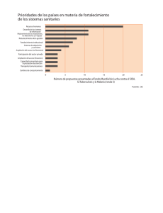 Prioridades de los países en materia de fortalecimiento de los sistemas sanitarios pdf, 128kb
