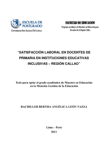 2011_León_Satisfacción laboral en docentes de primaria en instituciones educativas inclusivas- Región Callao.pdf