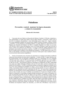 Más información sobre el paludismo [pdf 101kb]