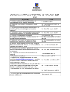 [ ] Descargar CRONOGRAMA DE TRASLADOS 2014-2015 ► PDF