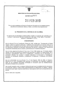  Descargar Decreto 0325 (25 de Febrero 2015)