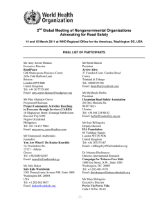 List of participants pdf, 113kb