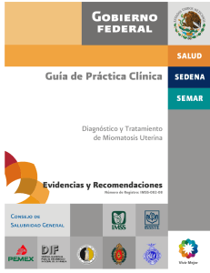 Guía de Práctica Clínica Evidencias y Recomendaciones  Diagnóstico y Tratamiento