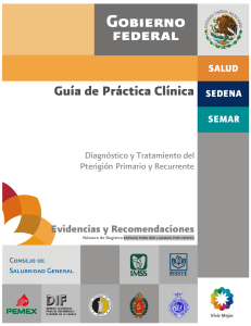 Guía de Práctica Clínica Evidencias y Recomendaciones Diagnóstico y Tratamiento del