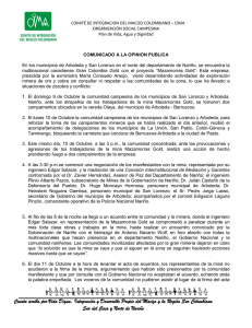 Comunicado CIMA Minería San Lorenzo y Arboleda-Narño.pdf