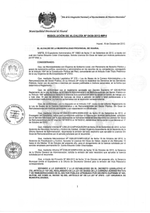 RESOLUCIÓN  DE  ALCALDÍA N° 0436-2012-MPH áe fa 5ltunicipafüfaá Provincia{ áe