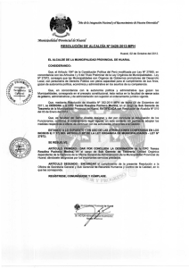 áe RESOLUCIÓN DE  ALCALDÍA N° 0426-2012-MPH y 5ltunicipaliáaá
