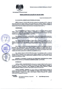 RESOLUCIÓN  DE  ALCALDÍA N° 344-2011-MPH