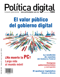 Política digital El valor público del gobierno digital PC