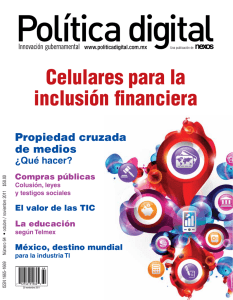 Política digital Celulares para la inclusión financiera Propiedad cruzada