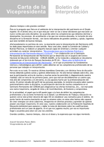 Carta de la Vicepresidenta Boletín de Interpretación