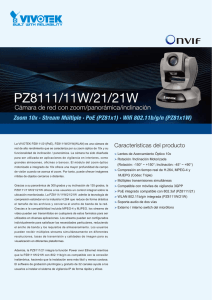 [Ficha producto Vivotek PZ8121W [PDF ENG]]