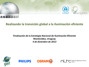 PNUMA - Realizando la transición global a la ilumincación eficiente
