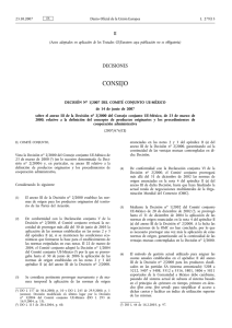 Decisi n No 1/2007 del Consejo Conjunto UE-M xico sobre el anexo III de la Decisi n No 2/2000 del Consejo Conjunto de UE-M xico, de 23 de marzo de 2000, relativo a la definici n del concepto de productos originarios y los procedimientos de cooperaci n administrativa