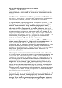 Bolivia y el fin de las alternativas reforma o revolucion .pdf