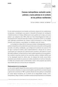 Caracas metropolitana y exclusion social.pdf
