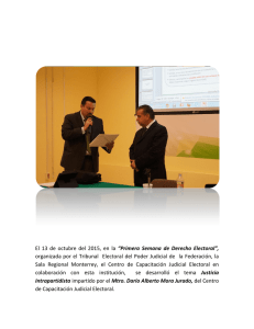 política y electoral, así como su relación con la libertad de expresión