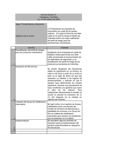 Informe Ronda VII Cartagena, Colombia 9 y 10 de Febrero de 2005