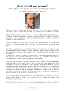 38- MAYORES Que dificil ser abuelos S. Casadevall y J.García Olivas