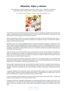 127- MAYORES Abuelos, hijos y nietos Emilio A. Cutillas