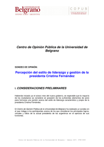 Centro de Opinión Pública de la Universidad de Belgrano