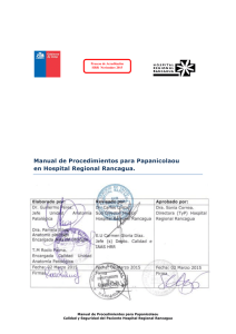 GCL 1.11.1 Manual de Procedimientos para Papanicolaou HRR V0-2015
