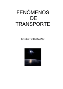 FENÓMENOS DE TRANSPORTE
