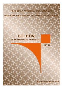 Boletin de la propiedad industrial N° 60