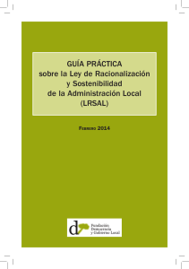 Guía práctica sobre la LRSAL