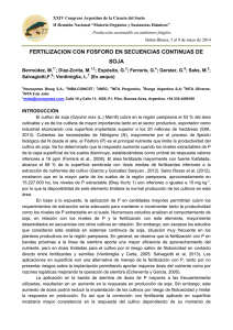 XXIV Congreso Argentino de la Ciencia del Suelo