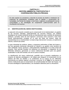 CAPITULO 3 GESTIÓN AMBIENTAL PARTICIPATIVA Y COOPERACIÓN PÚBLICO-PRIVADA