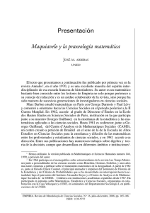 Presentación Maquiavelo y la praxeología matemática J .