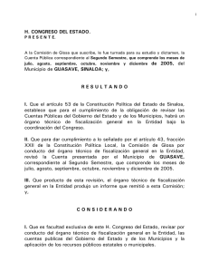 H. CONGRESO DEL ESTADO.