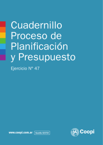 Cuadernillo de Planificaci n y Presupuesto - Ejercicio N 47 (Archivo PDF- 702 Kb)