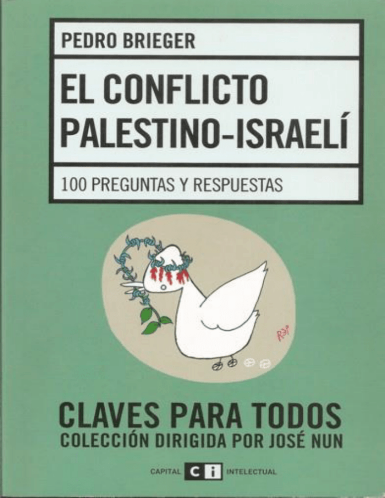 Brieger Pedro El Conflicto Palestino Israeli