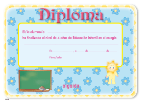Diploma "Papapap ", 4 a os