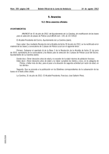 Nº 59 – Página 148 – Boletín Oficial de la Junta de Andalucía 14 de agosto 2012.