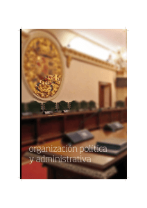 organización política y administrativa
