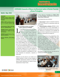FOPRIDEH Conoció el Marco Institucional sobre el Sector Forestal