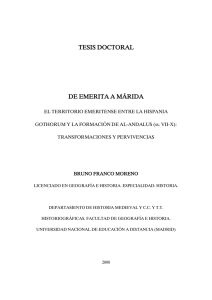 TESIS DOCTORAL DE EMERITA A MĀRIDA
