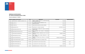 Listado empresas exportadoras ciruelas deshidratadas a China