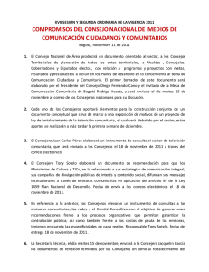 1. COMPROMISOS DE LA XVII SESI N2011-CONSEJONACIONALMEDIOS
