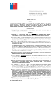Autoriza al sr. Cristián Saucedo Gálvez la captura de Huemules con fines de investigación.
