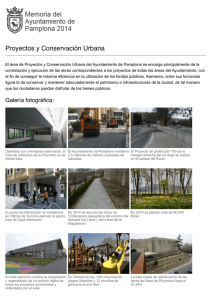 Proyectos y Conservación Urbana