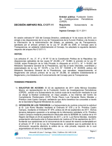 DECISIÓN AMPARO ROL C1377-11