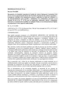 PROPIEDAD INTELECTUAL Decreto 1914/2006
