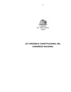 Ley Orgánica Constitucional del Congreso